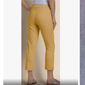 Soft surroundings yellow pants